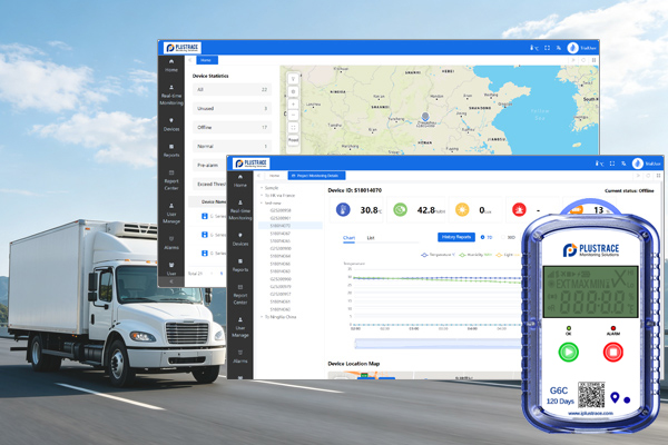 Трекер температуры в реальном времени 4G позволяет отслеживать состояние лекарств в режиме реального времени.